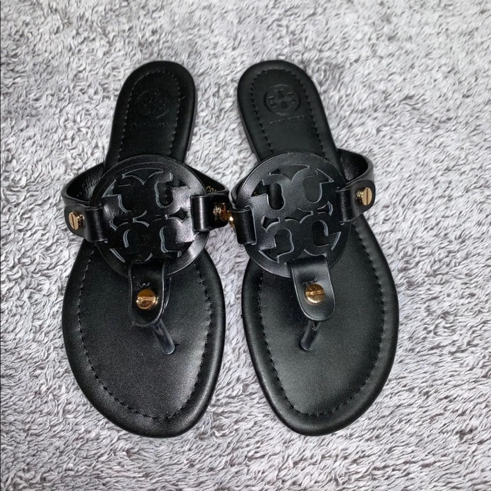 Tory Burch Leather Miller Sandals